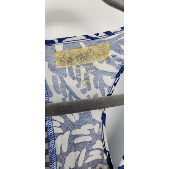 Lilly Pulitzer Kerri Maxi Dress Resort White Blue Pima Cotton Racerback XS - Picture 8 of 9